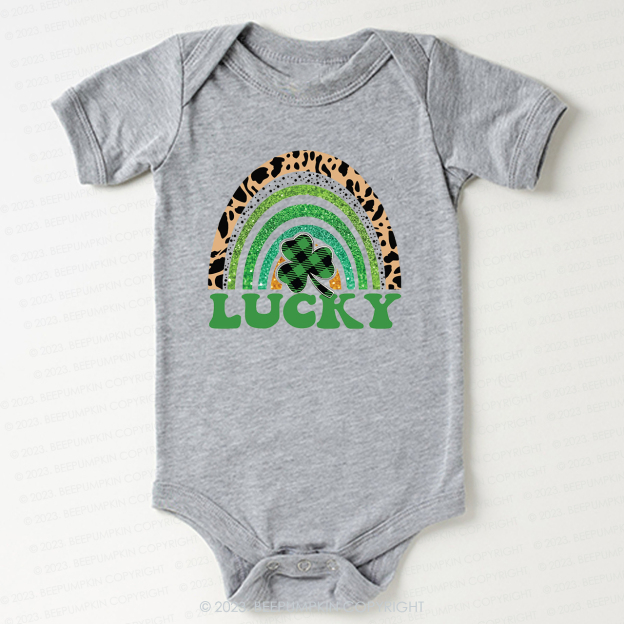 Lucky Rainbow St.Patricks Day Bodysuit For Baby