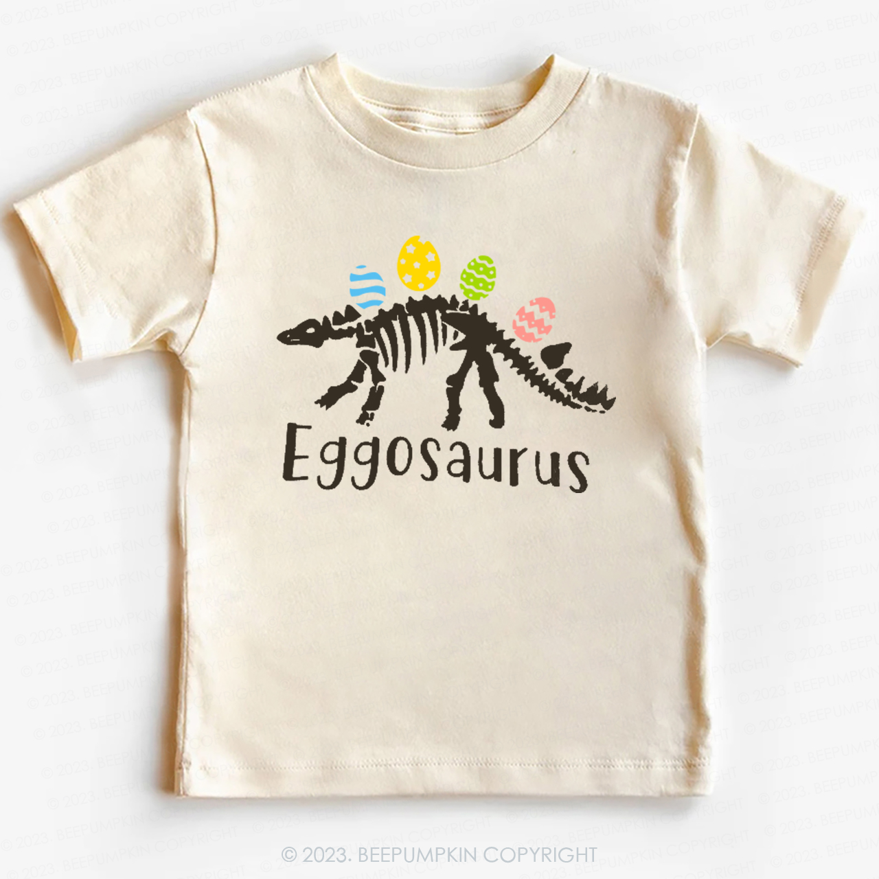 Dinosaur And Egg Easter Boy -Toddler Tees