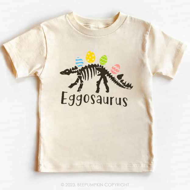 Dinosaur And Egg Easter Boy -Toddler Tees