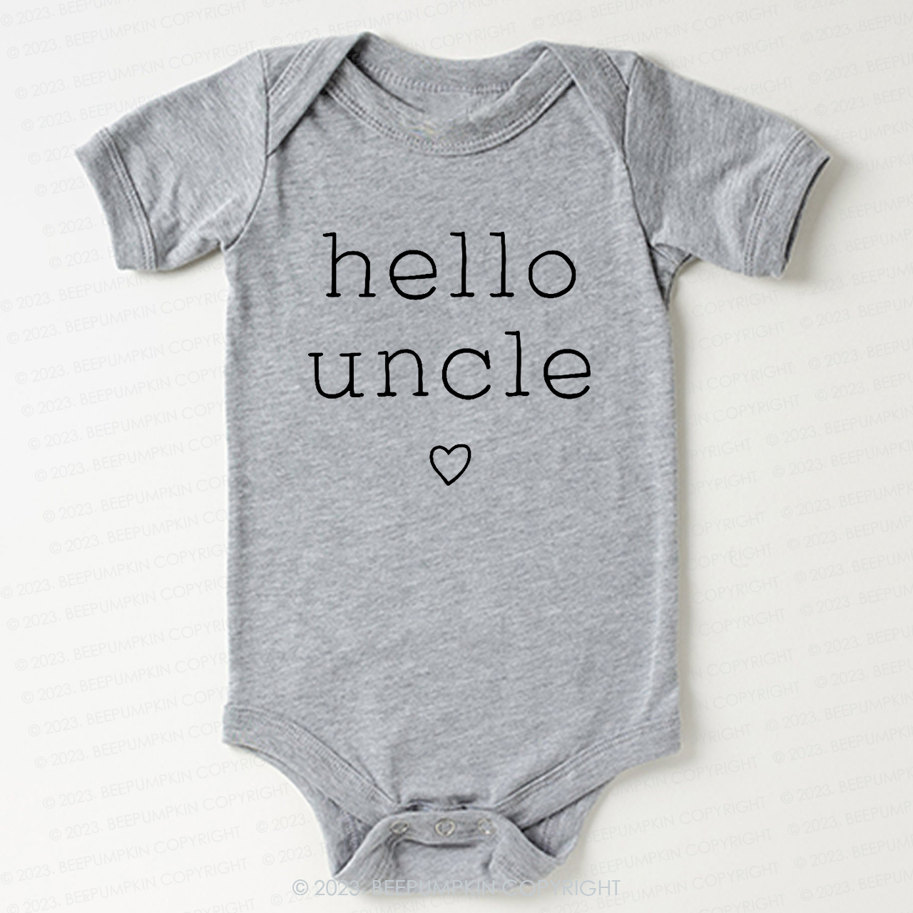 Hello Uncle Bodysuit For Baby