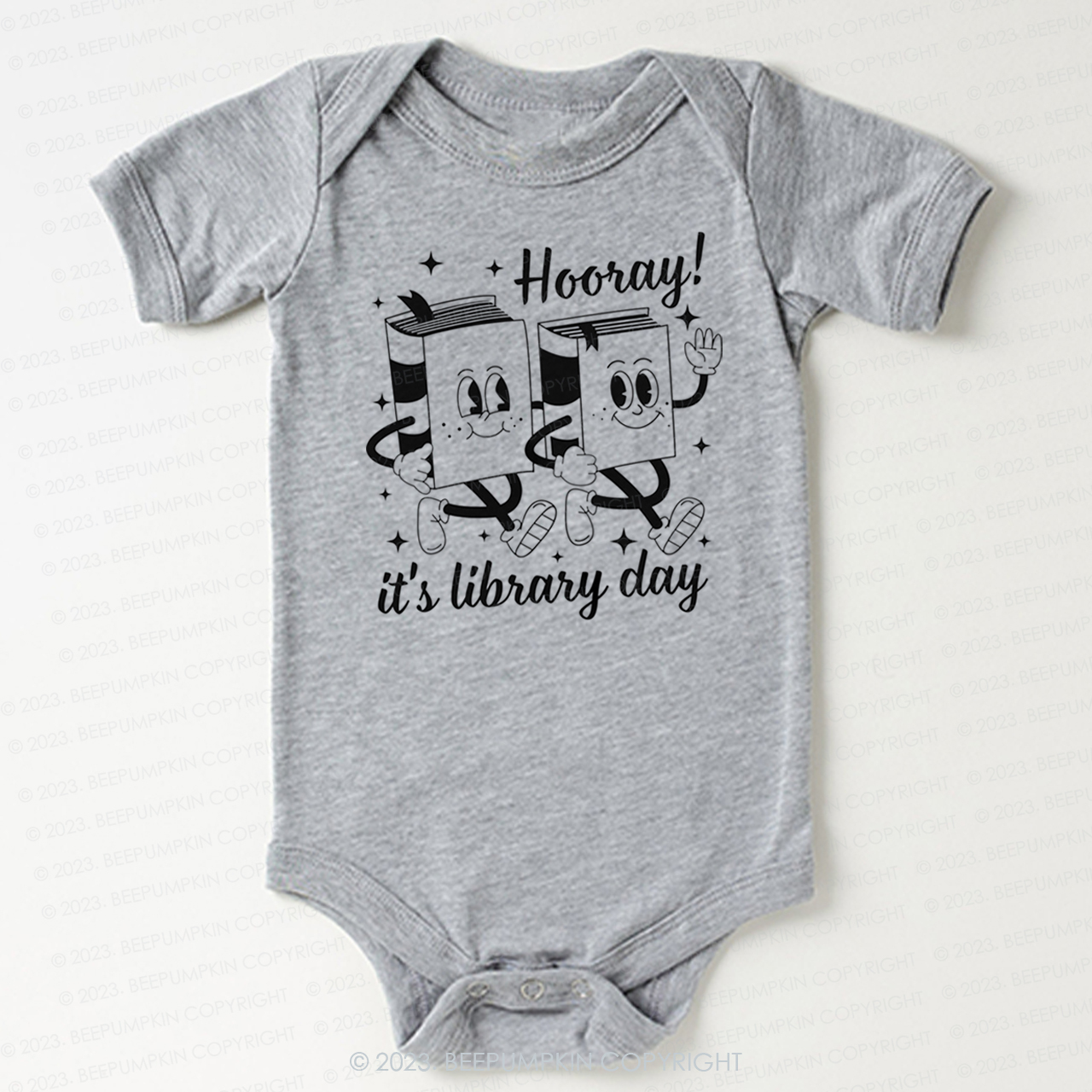 Hooray It's Library Bodysuit For Baby