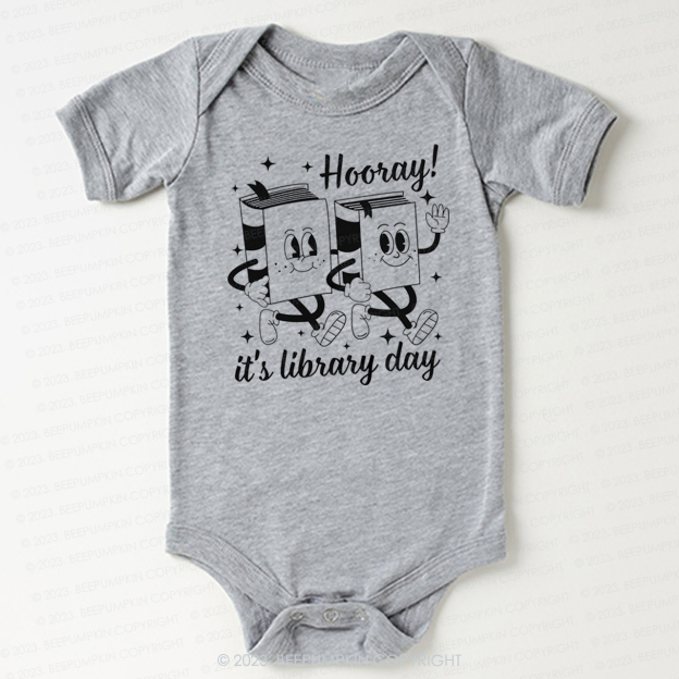 Hooray It's Library Bodysuit For Baby