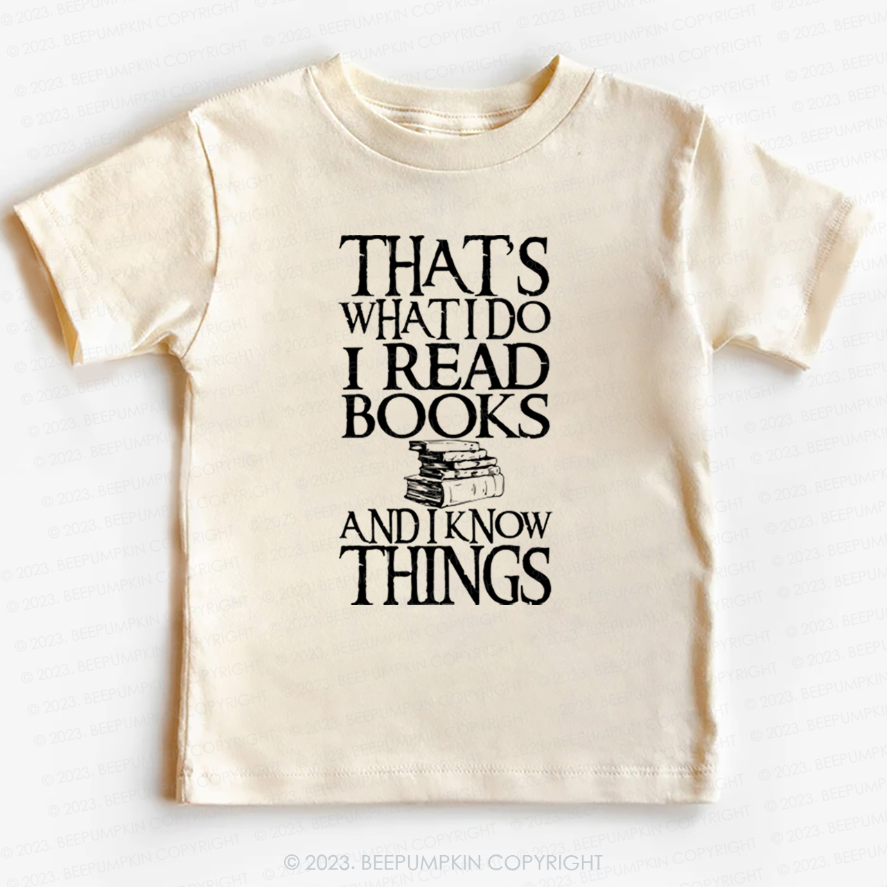 Funny Quote I Read Books And I Know Things Kids Shirt