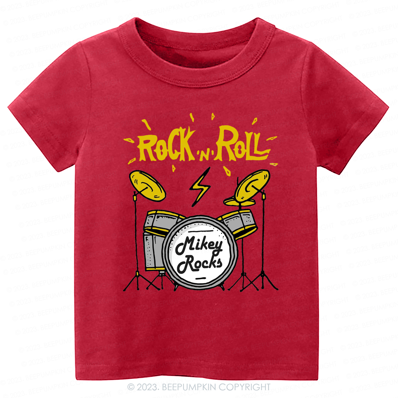 Rock 'n' Roll Future Music Rock Star Kids Shirt