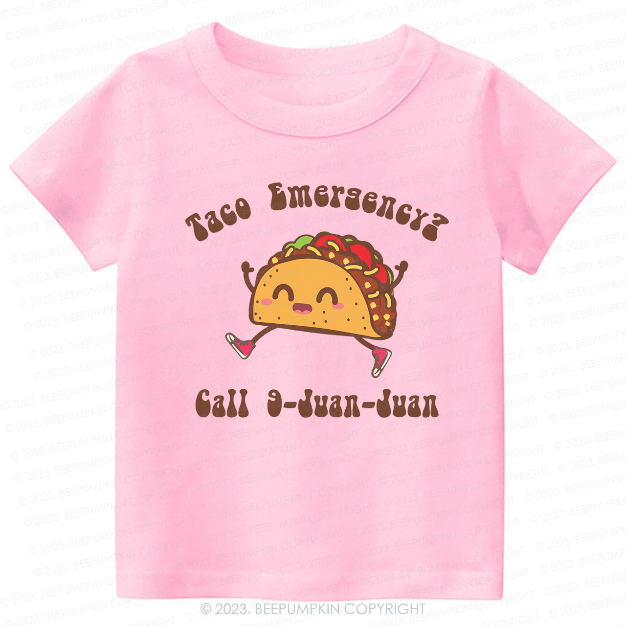 Funny Taco Emergency Kids Shirt