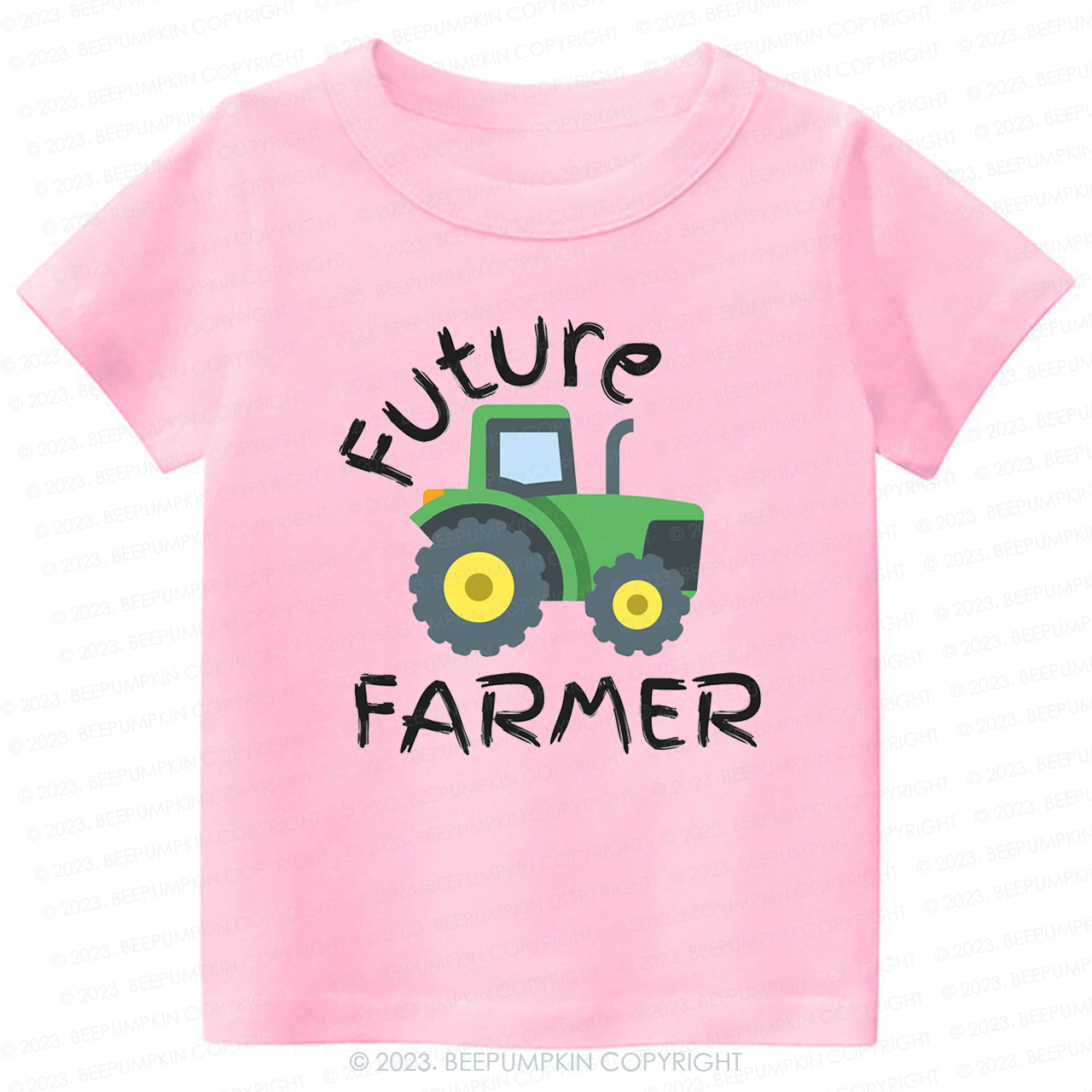 Future Farmer Cute Tractor Kids Shirt