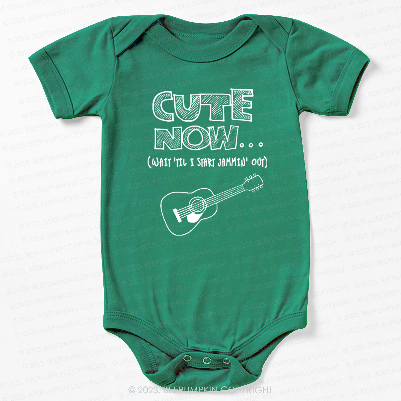 Guitar CUTE NOW Wait Til I Start Jammin Out Bodysuit For Baby