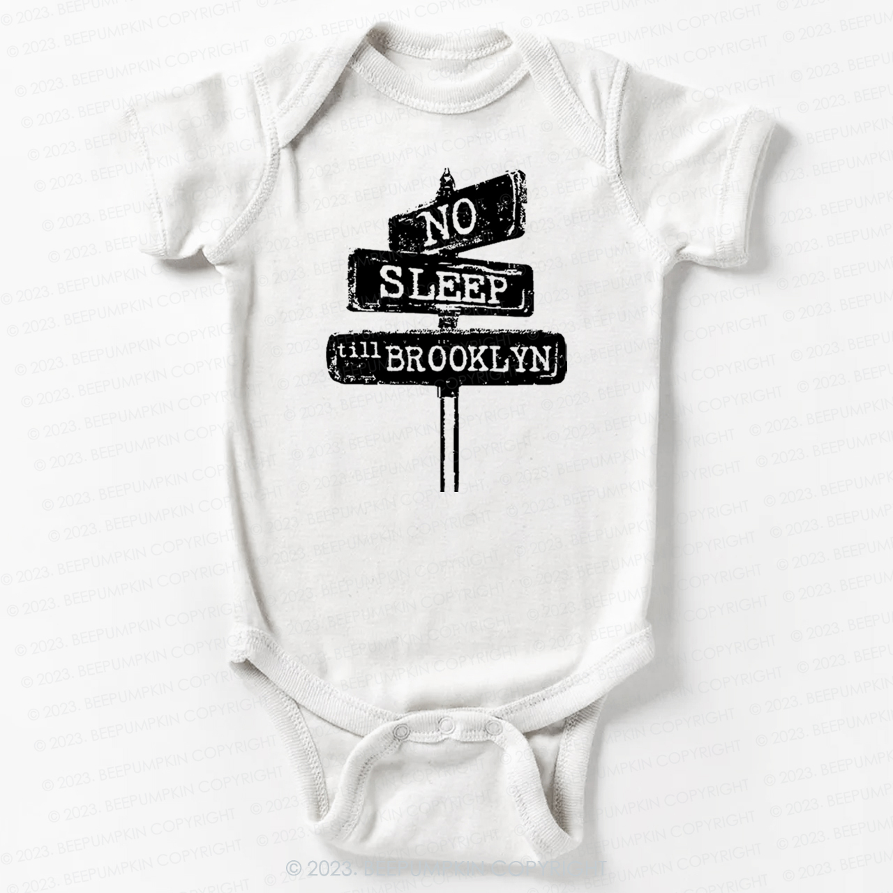 No Sleep Till Brooklyn Bodysuit For Baby