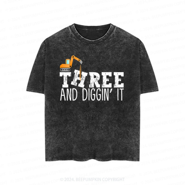 Diggin' It Toddler&Kids Washed Tees         