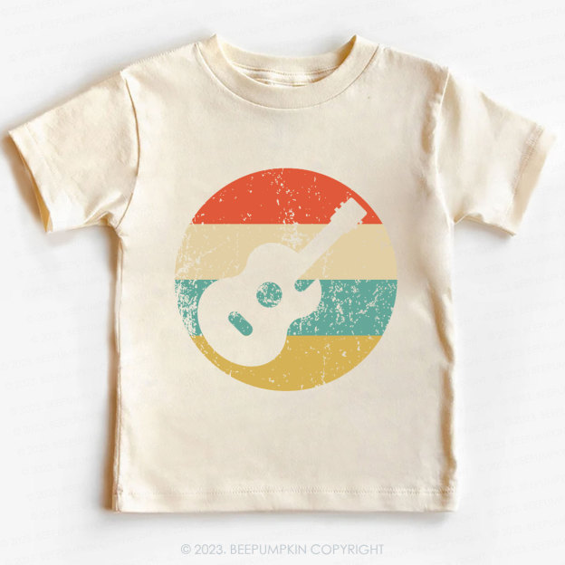  Retro Guitar Icon Kids Shirt