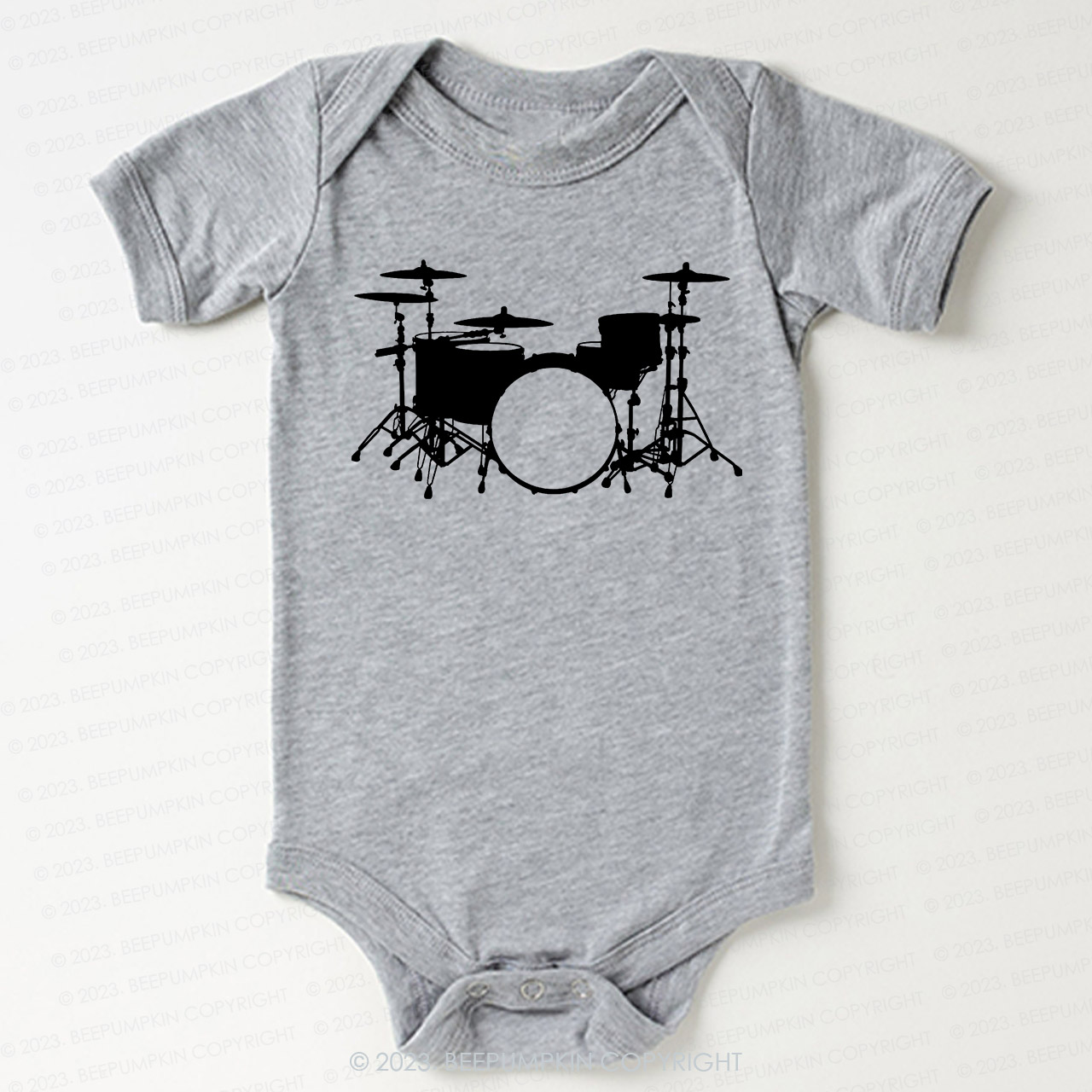 Drumset Music Bodysuit For Baby