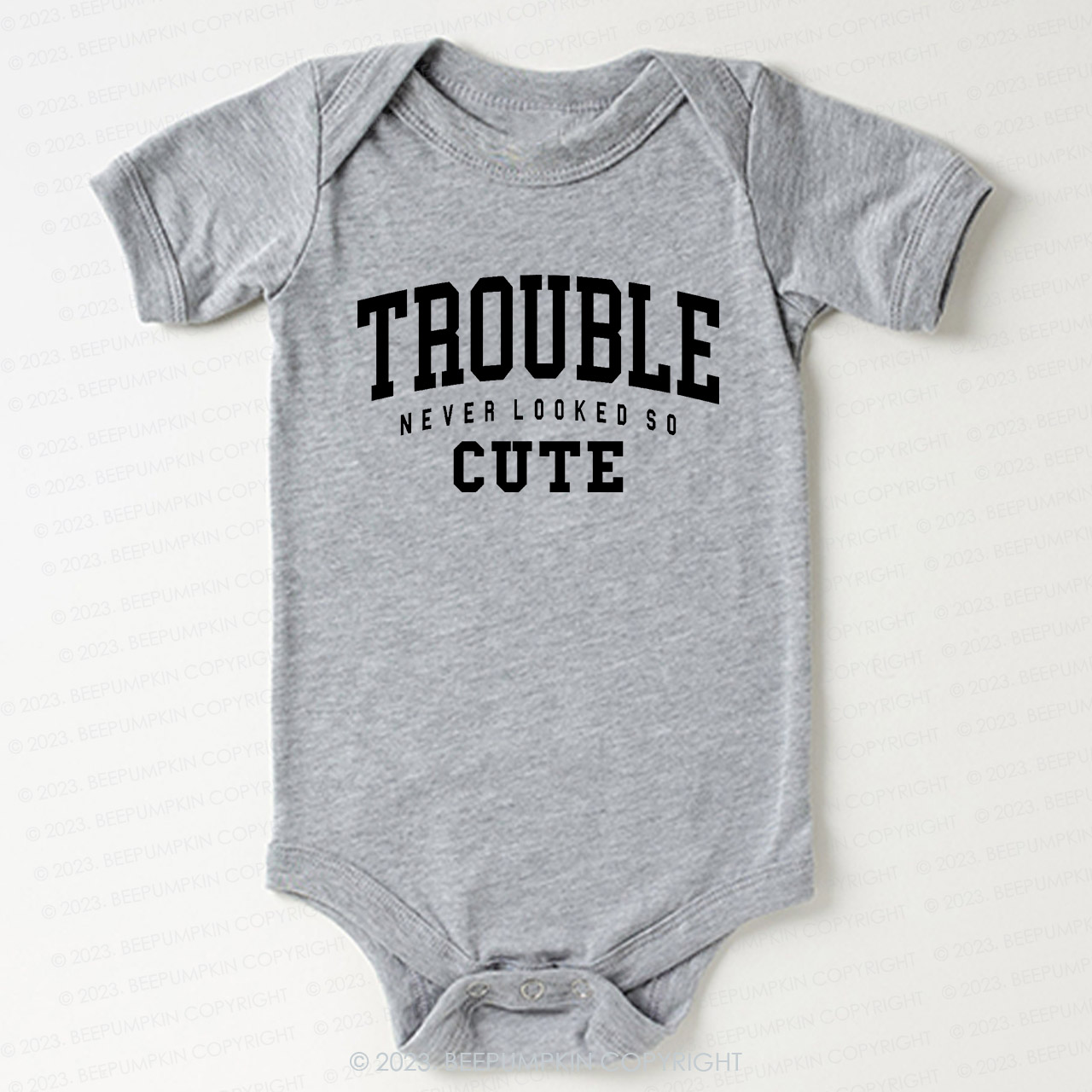 Trouble Never Looked So Cute Bodysuit For Baby