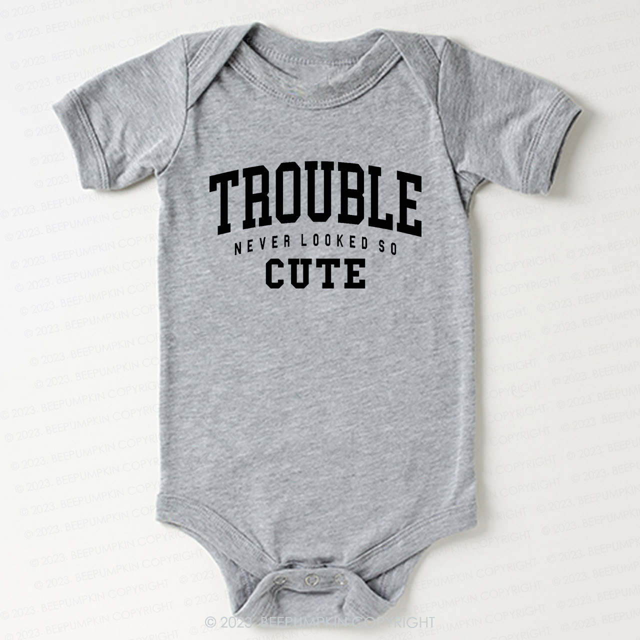 Trouble Never Looked So Cute Bodysuit For Baby