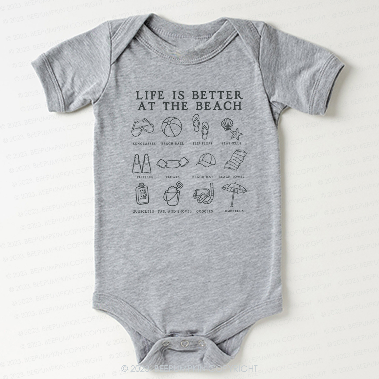 Life Is Better At The Beach Bodysuit For Baby