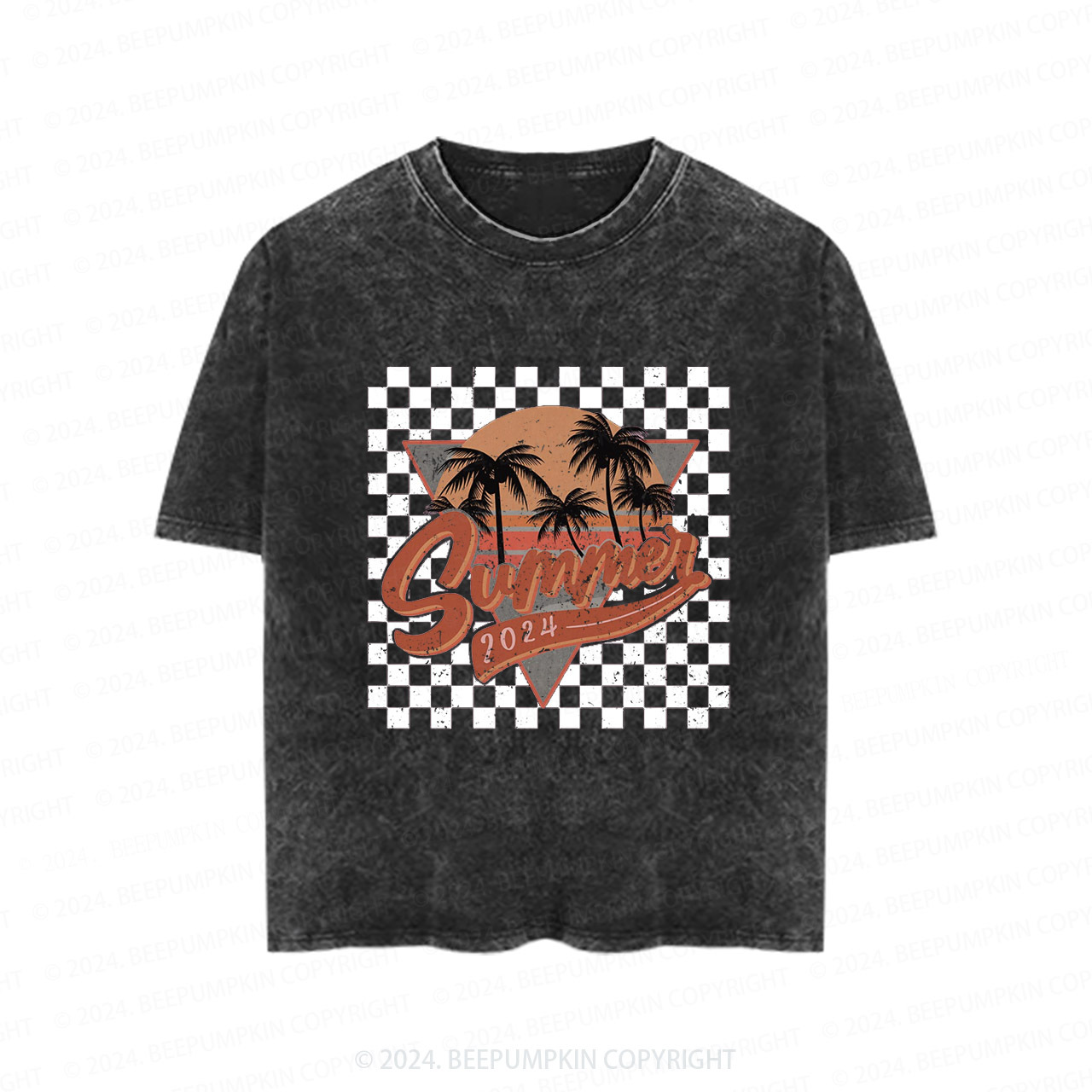 This is My Happy Place Toddler&Kids Washed Tees          Sale-Beepumpkin™