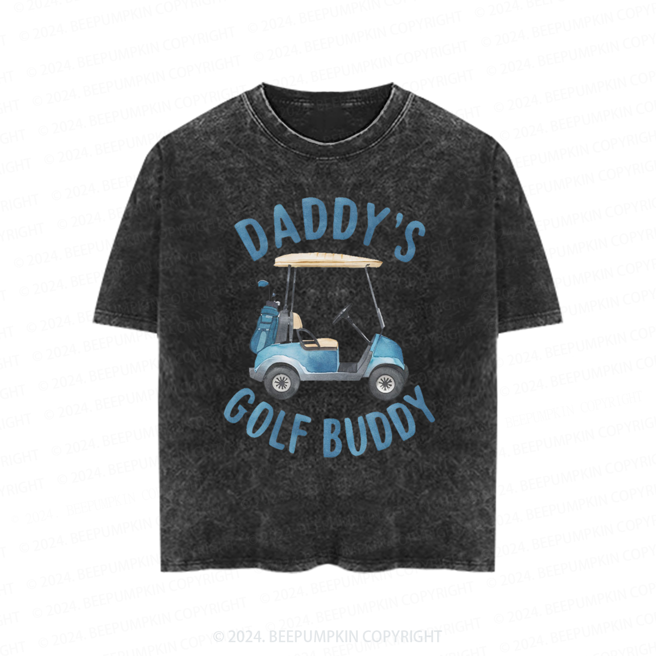 Daddy's Golf Buddy Toddler&Kids Washed Tees         