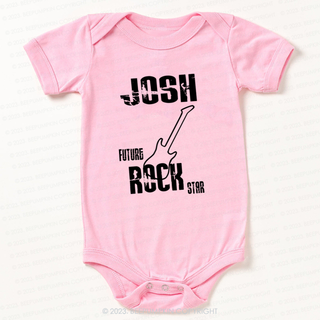  Personalised Future Rockstar Bodysuit For Baby 7