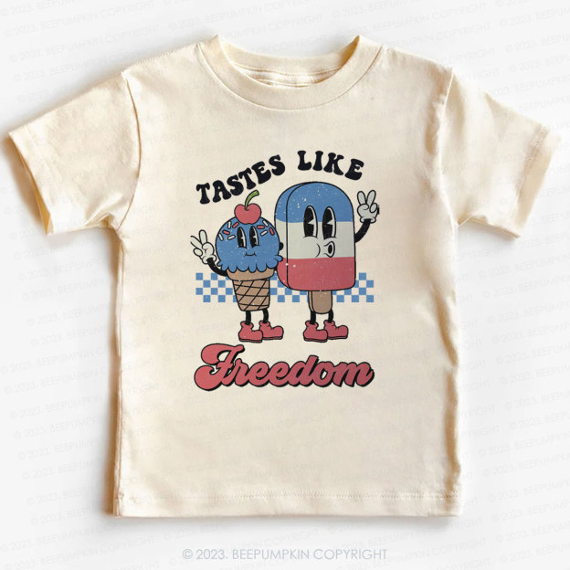 Tastes Like Freedom Shirt For Kids