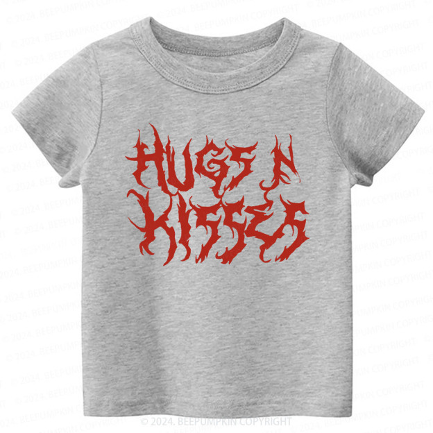 Hugs N Kisses Heavy Metal Toddler&Kids Tees 8