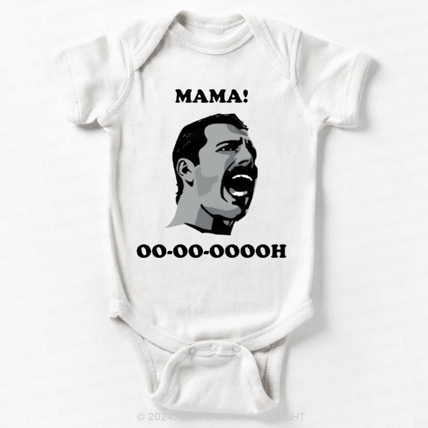 Bohemian Funny Man Bodysuit For Baby
