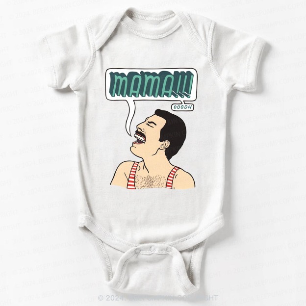 Funny Crazy Man Bodysuit For Baby 8