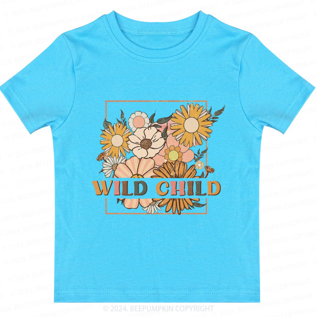 Retro Wild Child Toddler&Kids Tees 