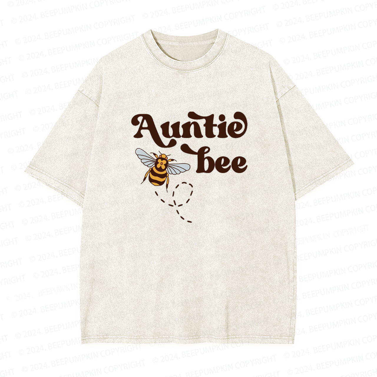 Auntie Bee Aunt Washed Tees Sale-Beepumpkin™