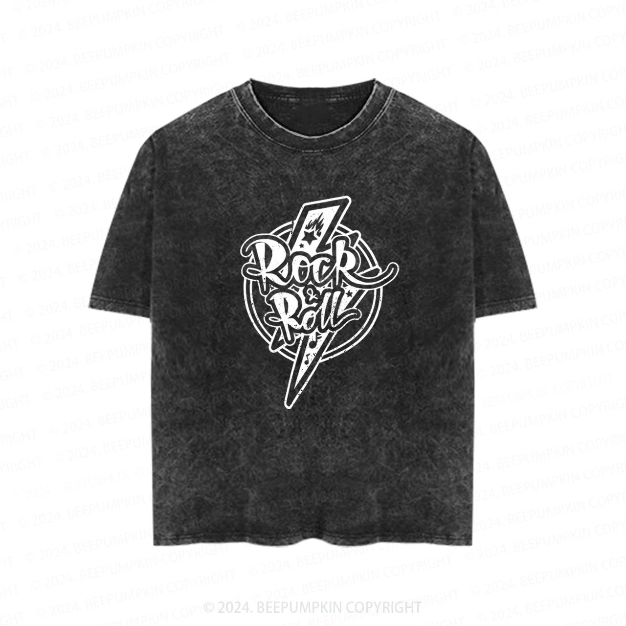 Cool Lightning Bolt Toddler&Kids Washed Tees          