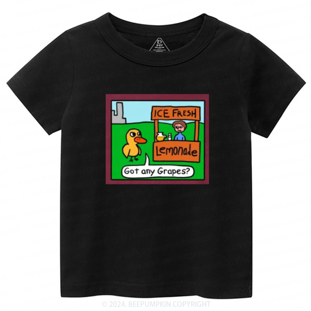Cute Duck Animation Toddler&Kids Tees 8