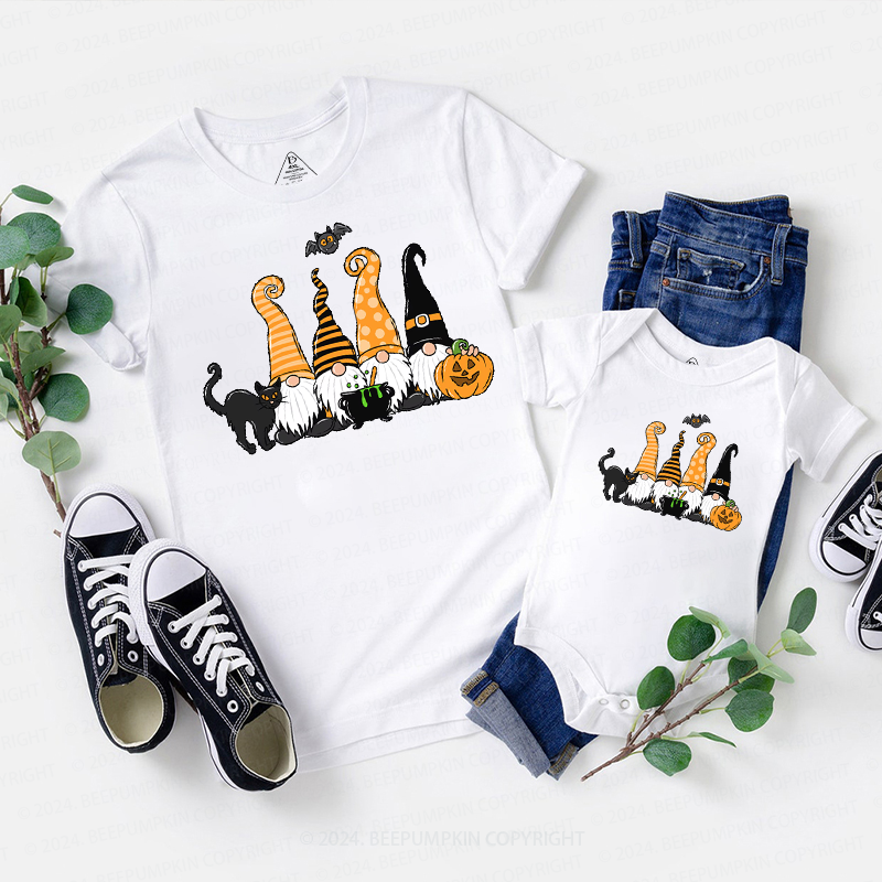 Halloween Gnomes Family Matching Shirts