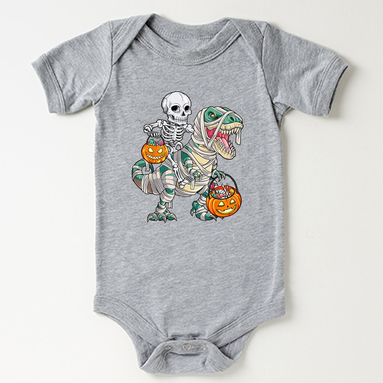 Spooky Saurus Halloween Bodysuit For Baby