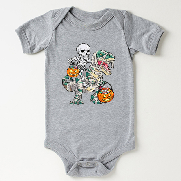 Spooky Saurus Halloween Bodysuit For Baby