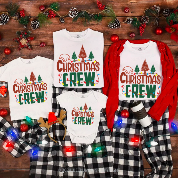 Christmas Crew Family Matching Shirt