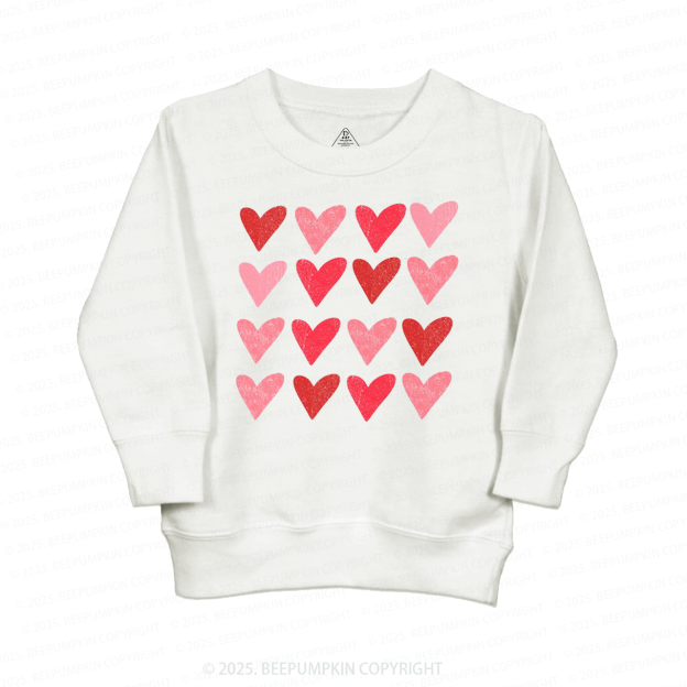 Heart Valentine's Day Kid's Sweatshirt