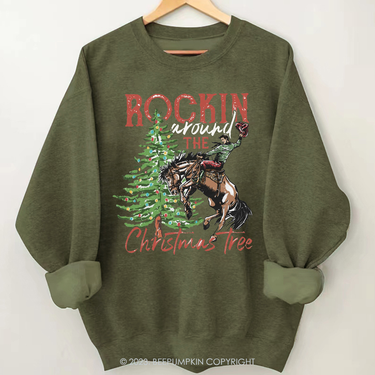 Rocking Around The Christmas Tree Fall  Sweatshirts