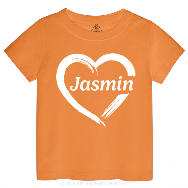 Personalized Name Toddler&Kid's Tees Beepumpkin