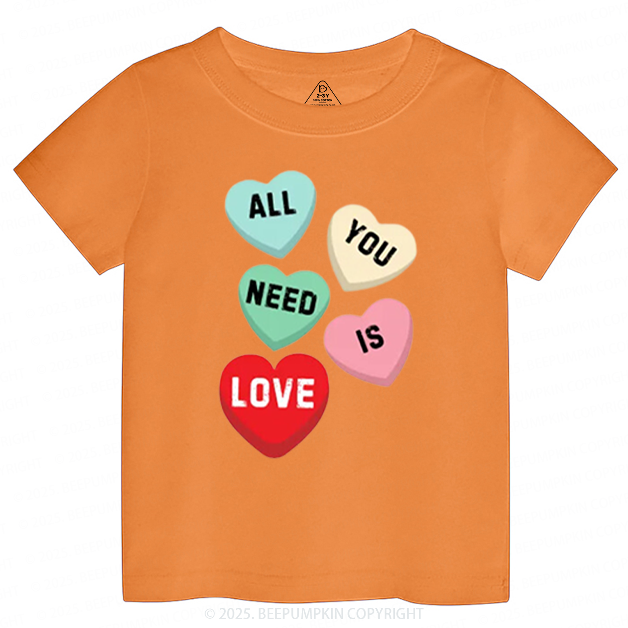 All You Need Is Love Toddler&Kid's Tees Beepumpkin