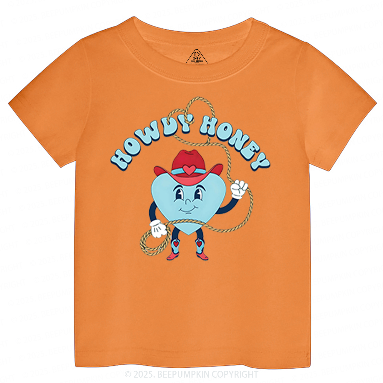 Howdy Honey Valentine's Day Toddler&Kid's Tees Beepumpkin
