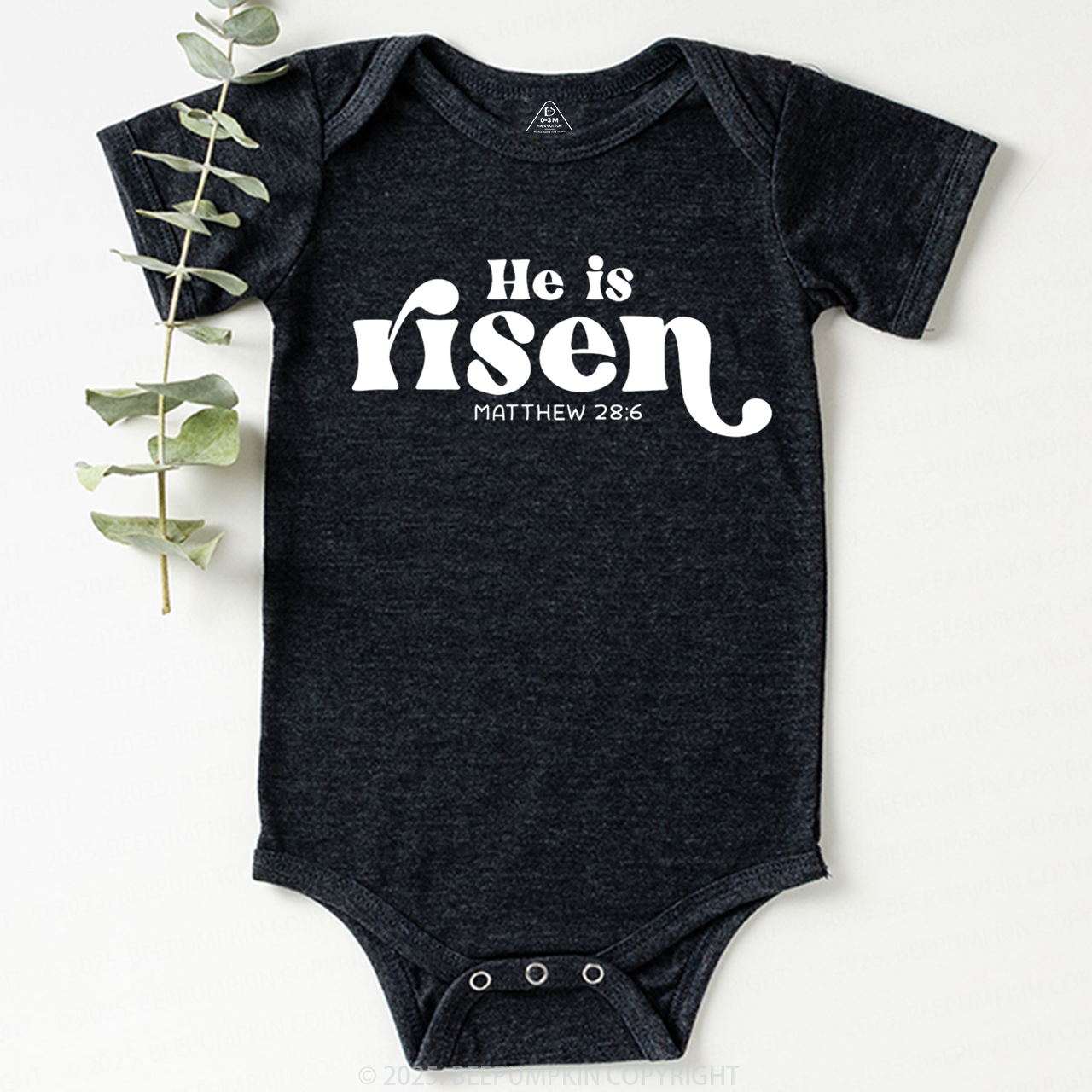 He Is Risen Bodysuit Beepumpkin 2