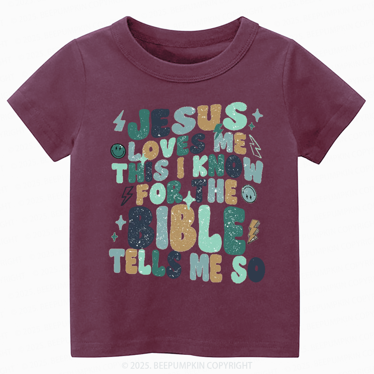 Jesus Loves Me Toddler&Kid's Tees Beepumpkin