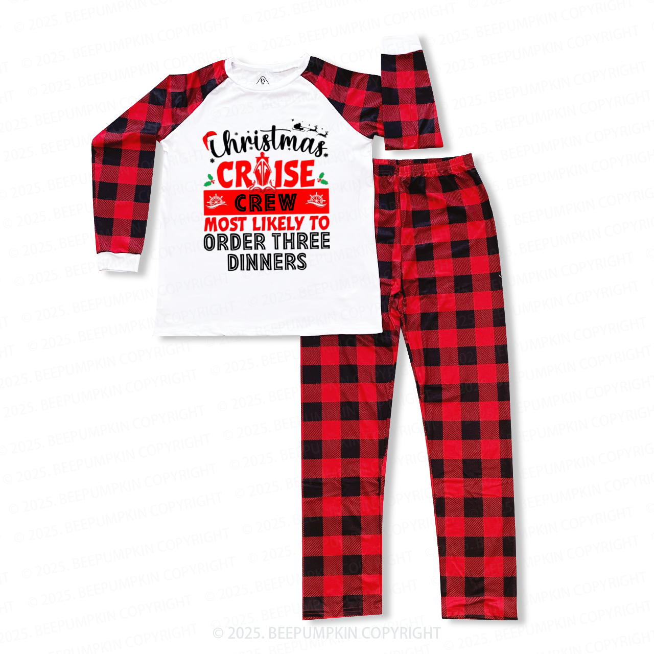 Personalized Christmas Cruise Crew Family Matching Pajamas