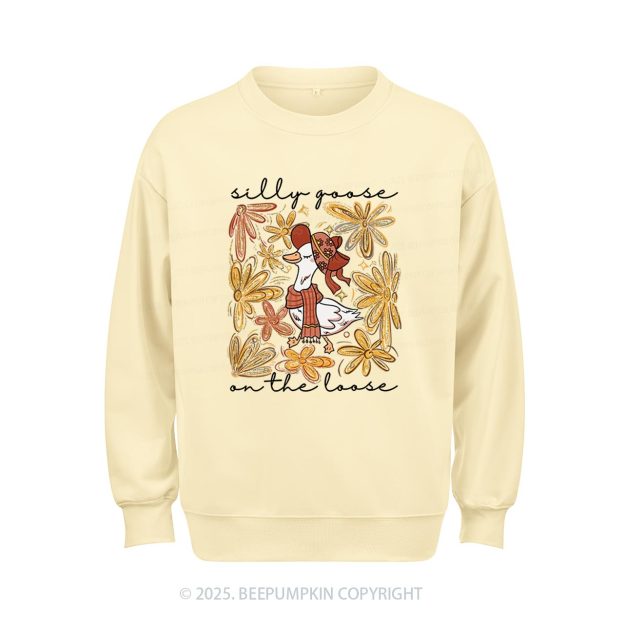 Silly Goose On the Loose Sweatshirt Beepumpkin