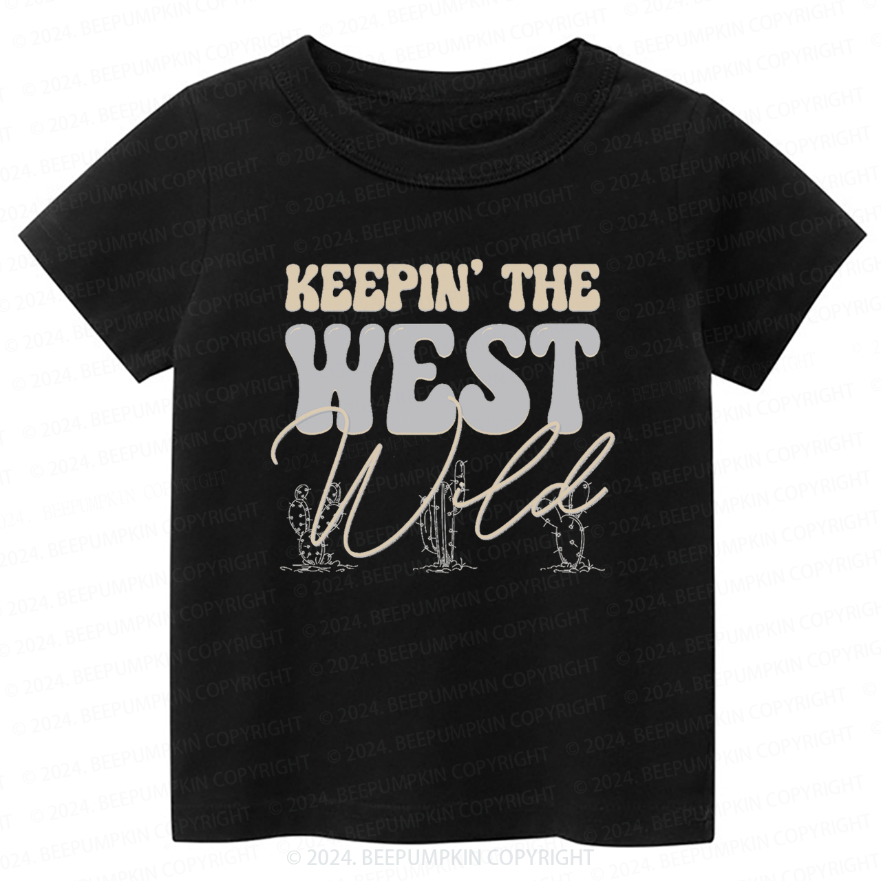 Keepin The West Wild Toddler&Kids Tees  