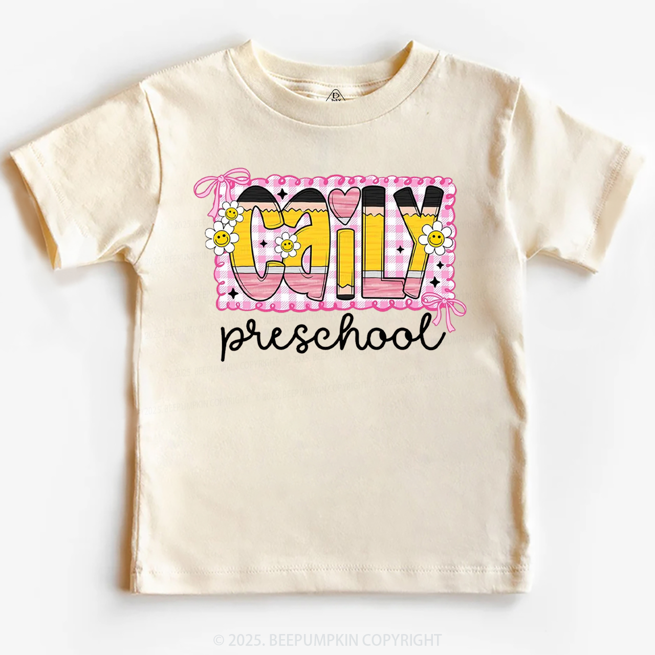Personalized Graffiti Pencil Name Toddler&Kid's Tees Beepumpkin
