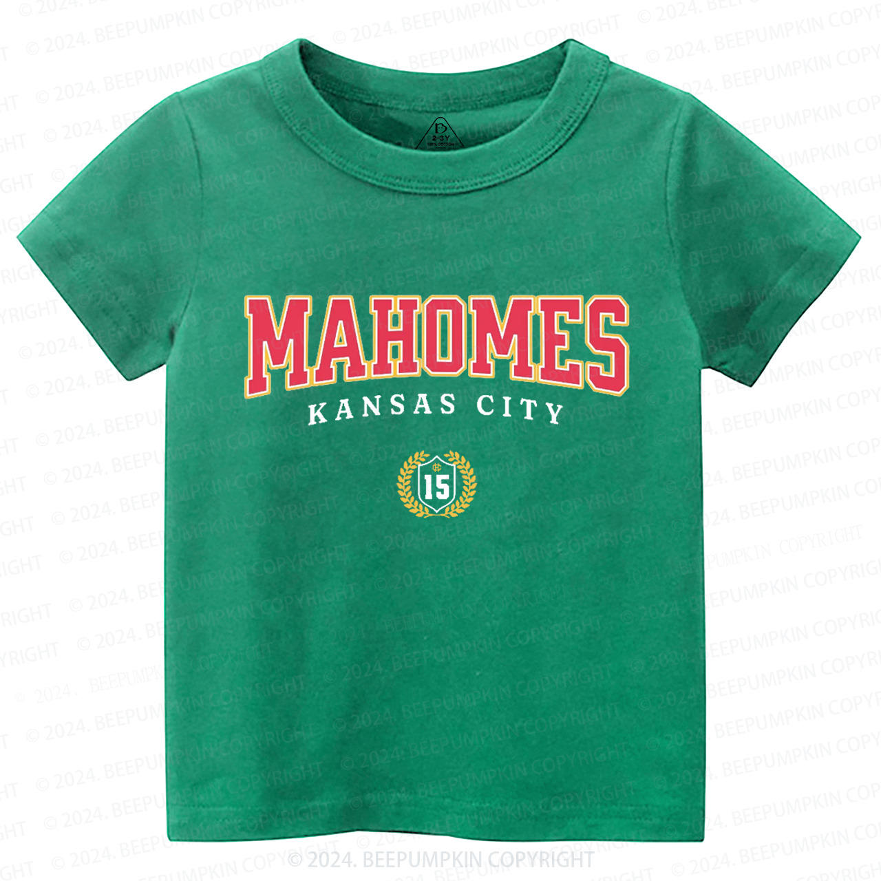 Mahomes Toddler&Kids Tees Beepumpkin 