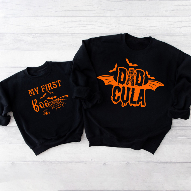 First Halloween New Born Family Matching Sweatshirts