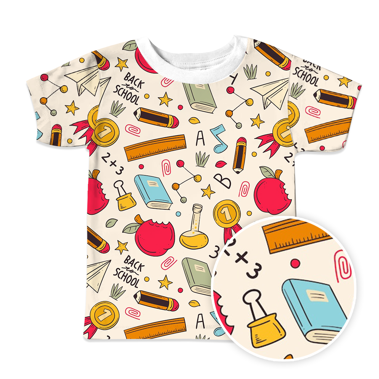 Mathematics Medal Back To School All Over Print Kids Tees