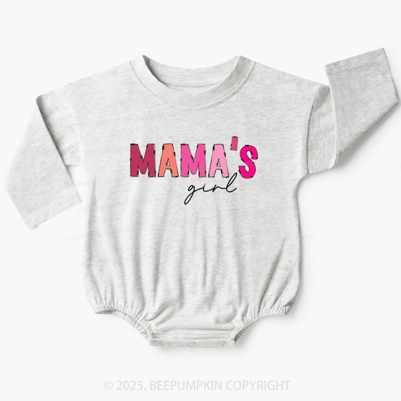 Mama's Girl Baby Bubble Romper Beepumpkin