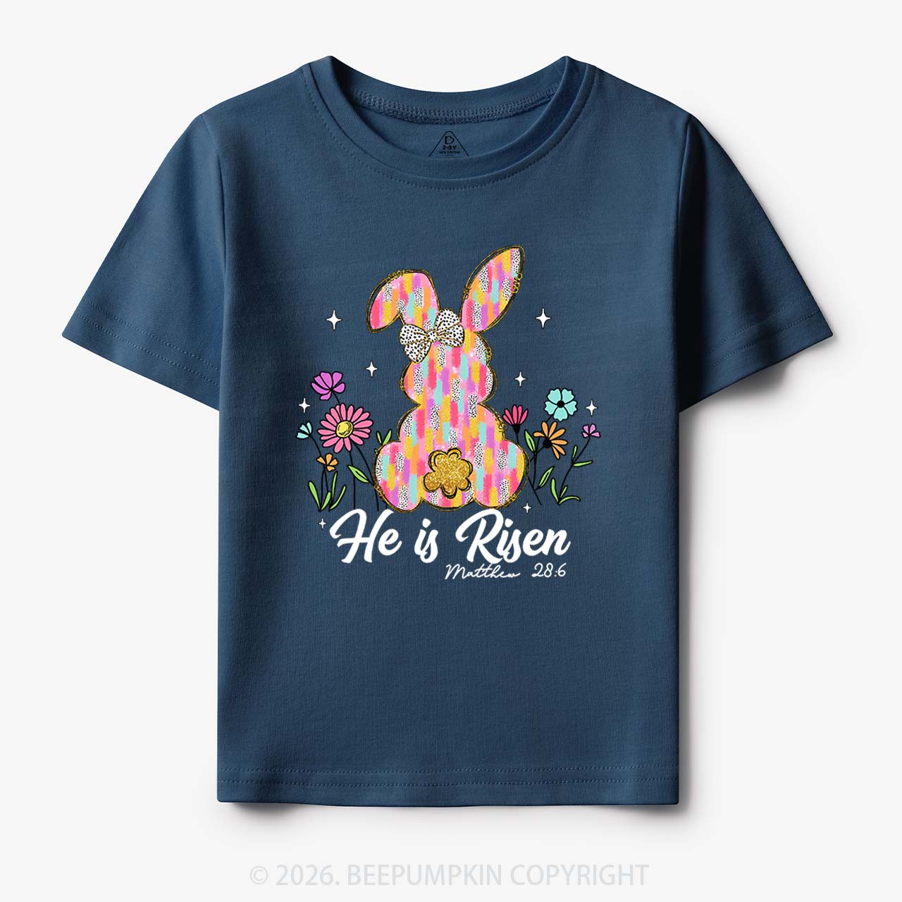 Risen In Bloom Faith & Flowers Toddler&Kids Tees