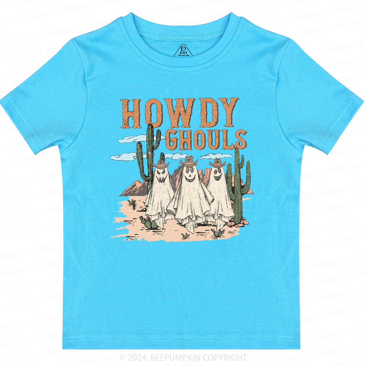 Howdy Ghouls Halloween Toddler&Kids Tees 